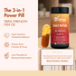 WishNew Wellness DAILY RITUAL with Triple Strength Fish Oil & CoQ-10 | Enhanced Heart & Brain Health | 60 Liquid Capsules with CoQ10 Pellets | High Potency Omega-3, EPA, DHA for Wellbeing Pack of 2