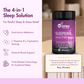 WishNew Wellness SLEEPEASE | 30 Veg Capsules | Advanced Sleep Formula | L-Theanine, Melatonin, Valerian, Ashwagandha | Deep Restful Sleep | Non-Habit Forming | 100% Vegetarian | Enhanced Relaxation Pack of 2