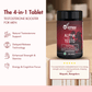 WishNew Wellness ALPHA BOOSTER OF TESTO | 60 Veg Tablets | Enhanced Testosterone Support | Maca, Tribulus, Ginseng | Muscle Growth, Energy, Stamina | Zinc, Vitamin D2 | Men's Health & Vitality