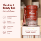 WishNew Wellness BEAUTY COLLAGEN COMPLEX | Enhanced Hair, Skin, Nails Health | 21 Servings of Nutrient-Rich Sachets | Hyaluronic Acid, Biotin, Vitamins C & E | Natural Chocolate Flavor