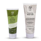 Nuuv Essential Combo - Tulsi & Green Tea Facewash & Moisturizing Bodywash | Daily Glow Duo | Vegan | Paraben-Free | Glow and Hydration | For All Skin Types | 100ml + 200ml