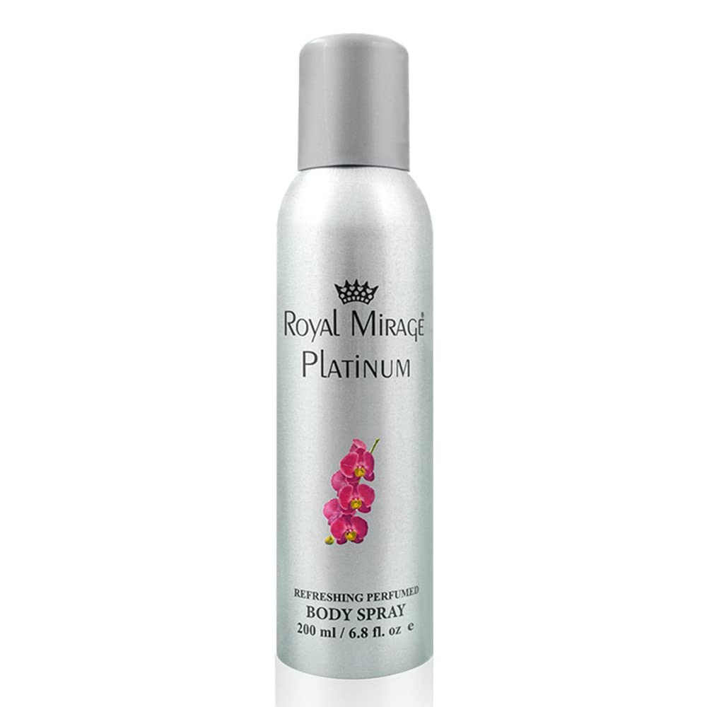 Royal Mirage Platinum Perfumed Body Deodorant Spray 200ml