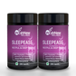 WishNew Wellness SLEEPEASE | 30 Veg Capsules | Advanced Sleep Formula | L-Theanine, Melatonin, Valerian, Ashwagandha | Deep Restful Sleep | Non-Habit Forming | 100% Vegetarian | Enhanced Relaxation Pack of 2
