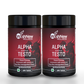 WishNew Wellness ALPHA BOOSTER OF TESTO | 60 Veg Tablets | Enhanced Testosterone Support | Maca, Tribulus, Ginseng | Muscle Growth, Energy, Stamina | Zinc, Vitamin D2 | Men's Health & Vitality Pack of 2