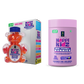 British Life Sciences Happi Kidz Multivitamin + Minerals Gummies & Happi Kidz Iron+Vitamin C Gummies Combo | Natural, Strong Bones, Muscles and Teeth, Boosts Immunity