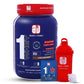 Apex Vitals 1 Whey - Grass-Fed Whey | 27g Protein, 10g EAA, 5g BCAA | Concentrate 80-60%, Isolate 86-40%, Digestive Enzymes | FDA, EFSA & FSSAI Certified|Iced Espresso - 2lbs, Shakers, Samples
