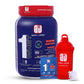 Apex Vitals 1 Whey | Grass-Fed Whey | Made In Europe | FDA,EFSA & FSSAI Certified | 23g Protein, 13g EAA, BCAA | Concentrate 60%, Isolate 40%,Digestive Enzymes | 2Kg-67 Ser-Blueberry Yoghurt 2 Lbs, Shakers, Samples