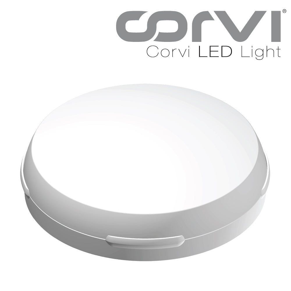 CORVI LED Surface 5 Ceiling Light | 18 Watts illumination using 12 Watts power | Dimmable & Driverless | Backlit for Maximum Output | 5700K White (P1)