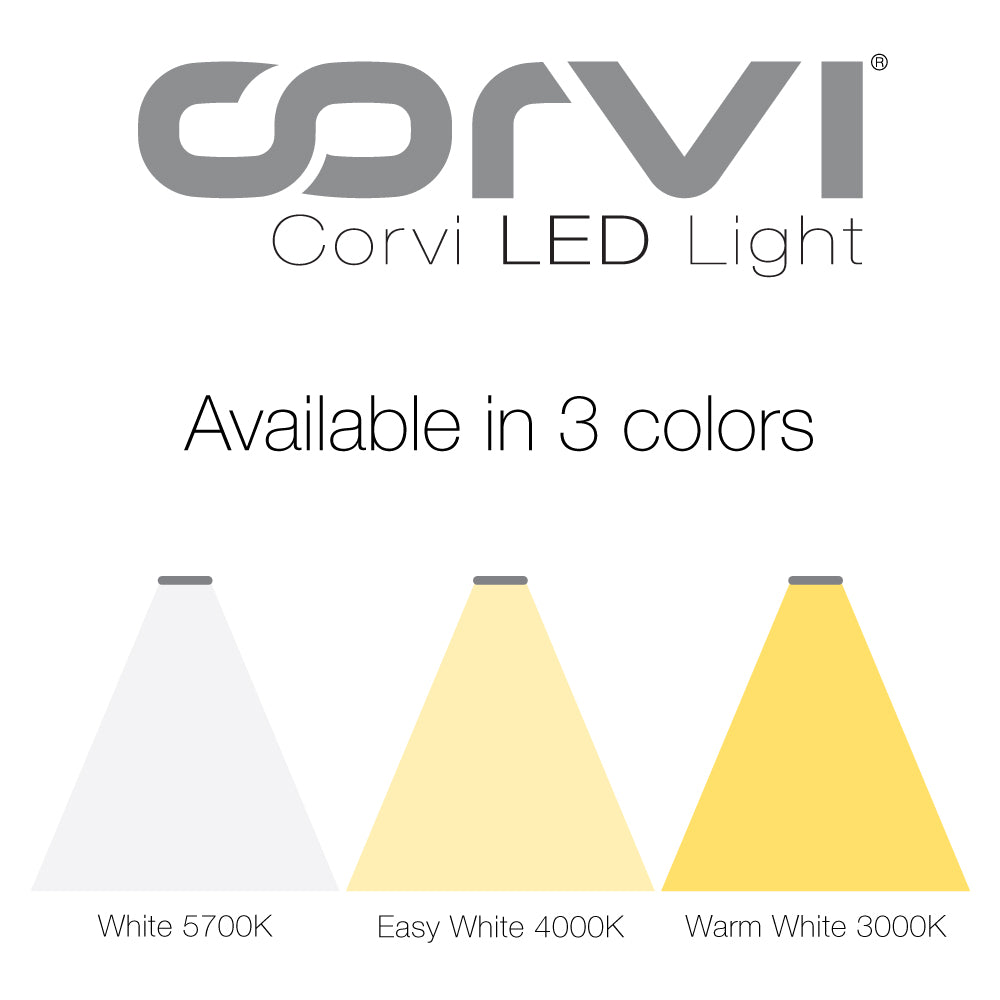 CORVI LED Flat 5 Round False Ceiling Light | 18 Watts illumination using 12 Watts power | Dimmable & Driverless | Backlit for Maximum Output | 4000K Easy White (P5)