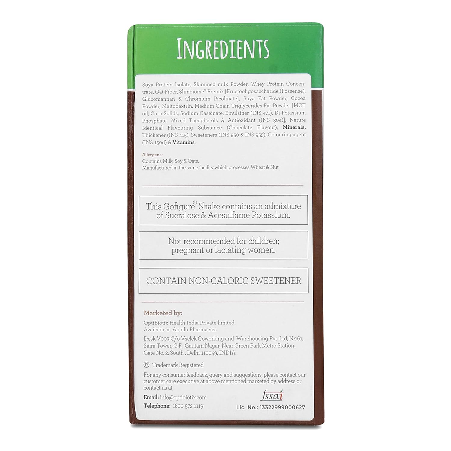GoFigure Meal Replacement Shake 10 x 60g Sachets | Slimbiome Protein Powder for Weight Loss & Gut Health | Creamy Chocolate Flavor | Energy & Metabolism Boost | Weight Management Drink for Men & Women