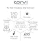 CORVI LED Flat 6 Round 15W False Ceiling Light | Compact, Driverless & Dimmable with Backlit Design |  White 5700K for Home & Office (Pack of 3)