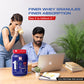 Apex Vitals 1 Whey|Grass-Fed Whey|Made In Europe|FDA,EFSA & FSSAI Certified|27g Protein, 10g EAA+ 5g BCAA|Concentrate 80-60%, Isolate 86-40%,Digestive Enzymes|2lbs (900g)-25+ Ser- Blueberry Yoghurt