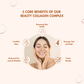 WishNew Wellness BEAUTY COLLAGEN COMPLEX | Radiant Hair, Skin & Nails | 21 Sachets with Collagen, Hyaluronic Acid, Biotin, Vitamins E & C, Rosehip & Curcumin Extracts | Enhanced Absorption Formula Pack of 2