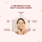 WishNew Wellness BEAUTY COLLAGEN COMPLEX | Enhanced Hair, Skin, Nails Health | 21 Servings of Nutrient-Rich Sachets | Hyaluronic Acid, Biotin, Vitamins C & E | Natural Chocolate Flavor Pack of 2