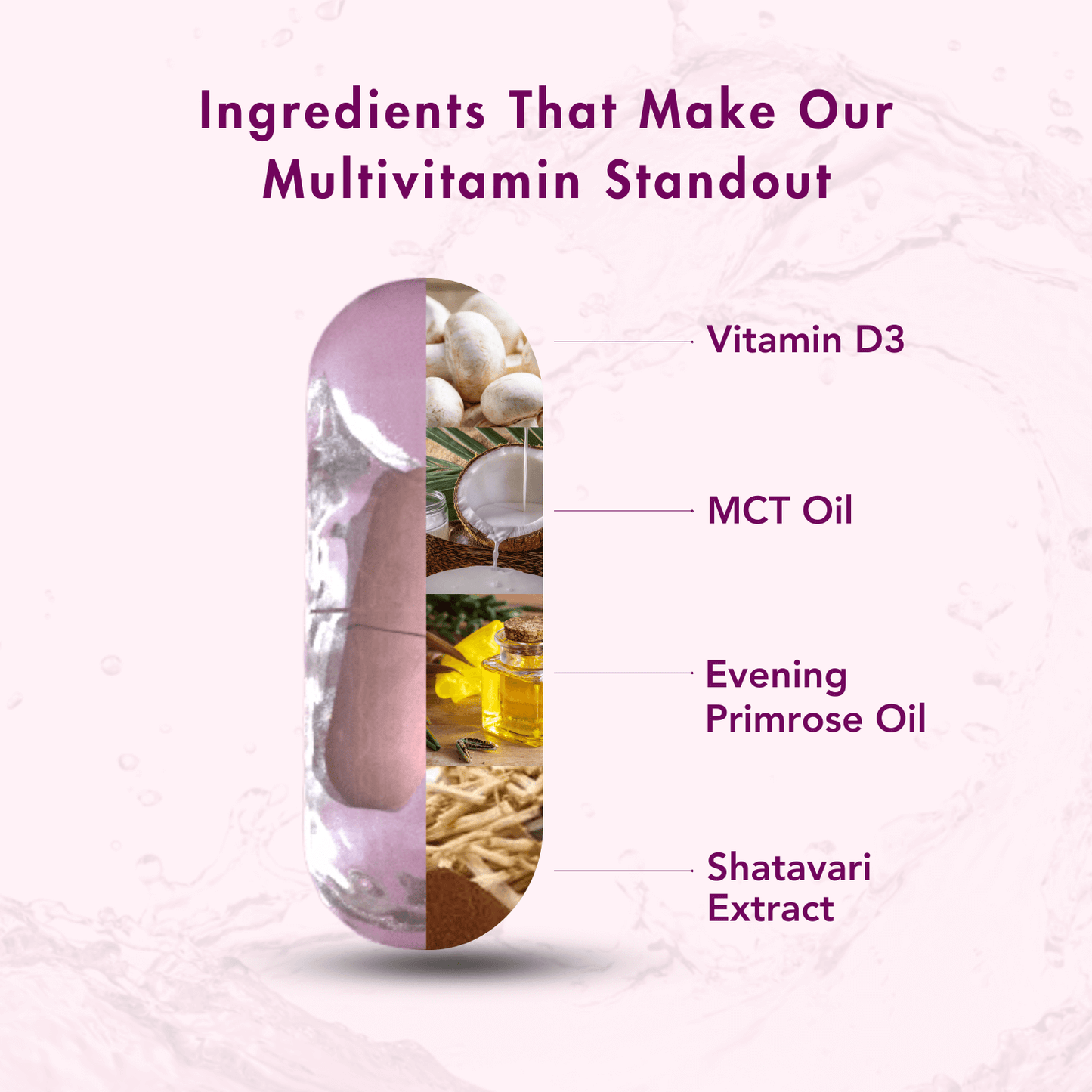 WishNew Wellness Daily Ritual Women's Multivitamin 18+ | Complete 36-Nutrient Formula for Optimal Health & Vitality | Supports PMS, UTI Care | 60 Non-GMO Delayed Release Capsules for Your Wellbeing Pack of 2