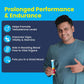 Fast&Up Man Extend | Testofen® Fenugreek Extract |Nitric Oxide Booster + Energizing Blend | Shatavari | Brahmi| Helps Improve Vitality & Stamina | Pack of 60 Effervescent (Cola Flavour)