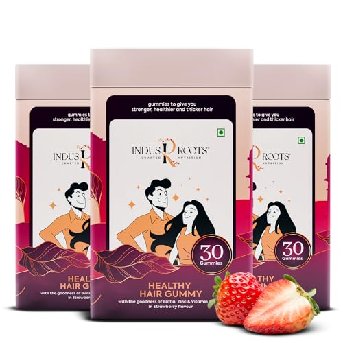 Indus Roots Hair Gummies Pack of 3