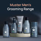 Muster Deep Cleanse Shampoo & Conditioner for Men | 120 ML | Sulphate & Paraben Free | Macadamia and Pomegranate Extracts | 2-in-1 Shampoo+Conditioner | UV Protection | Hair Growth