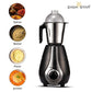 ZADASTAR ZS EXOTIC 750W Juicer Mixer Grinder | 4 Jars | Black and Silver | Overload Protection | 1 Year Replacement Warranty