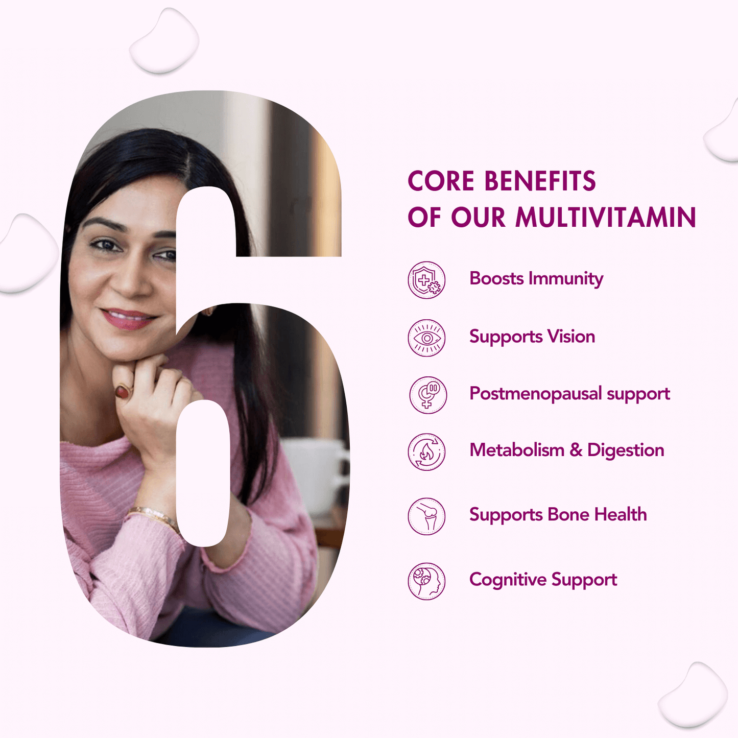WishNew Wellness Daily Ritual Women's 50+ Multivitamin | Comprehensive Nutrient Blend for Menopause, Skin & Joint Health | 60 Delayed Release Oil Capsules for Optimal Absorption & Wellbeing Pack of 2