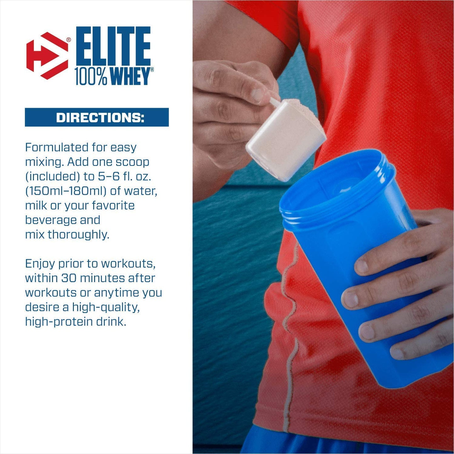 Dymatize Nutrition Elite Whey Protein Supplement Powder, Pre and Post Workout Protein Powder (5 lbs, 2.26 kg, Rich Chocolate)