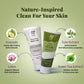 Nuuv Essential Combo - Tulsi & Green Tea Facewash & Moisturizing Bodywash | Daily Glow Duo | Vegan | Paraben-Free | Glow and Hydration | For All Skin Types | 100ml + 200ml