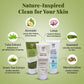 Nuuv Essential Combo - Tulsi & Green Tea Facewash | Moisturizing Bodywash | Waterless Facewash | Hydra Glow Trio | Vegan | Paraben-Free | For All Skin Types | 100ml + 200ml + 100ml
