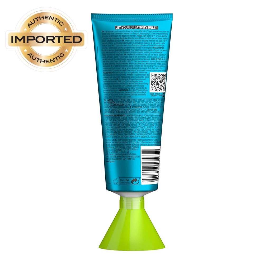 Bed Head Bck It Up Crm 4.23 Fl 125ml
