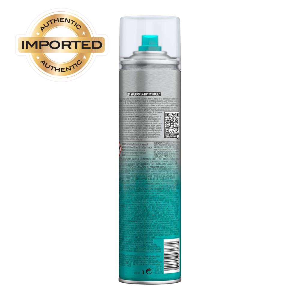 Bed Head Hard Head Hairspray 385ml