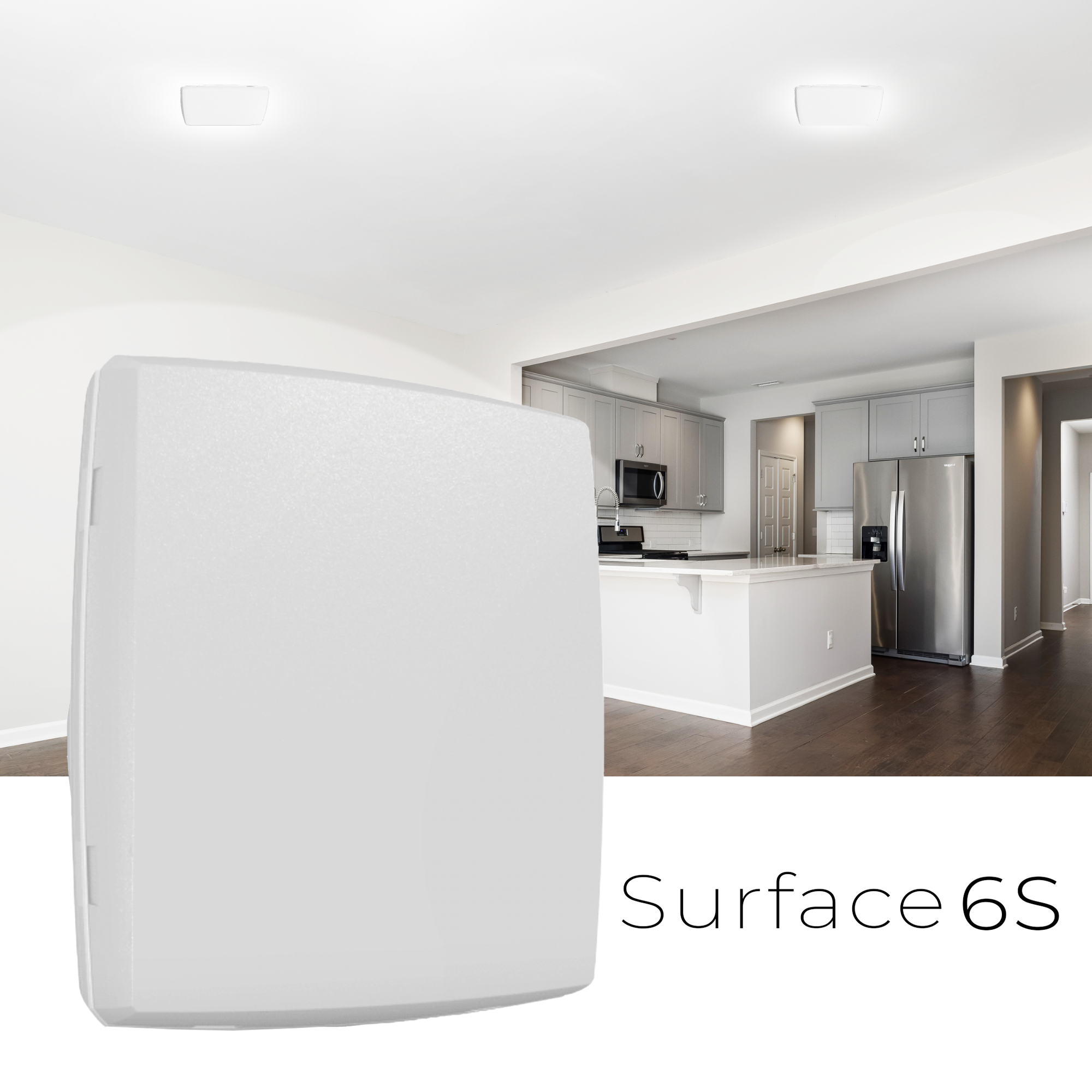 CORVI LED Surface 6S Square 15W | Dimmable, Driverless Ceiling Panel Light | Slim, Full Glow, No False Ceiling Required |  White 5700K (Pack of 2)