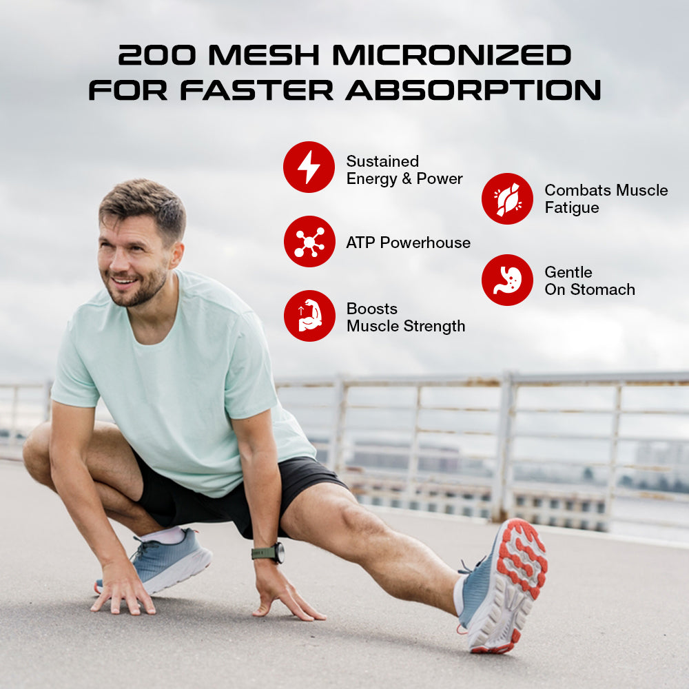Apex Vitals Crea Mono Micronized Creatine Monohydrate 300 G - 100 Ser | German Made | Pharma Grade | Made In Europe | FDA,EFSA & FSSAI Certified | 200 Mesh - Highest Filteration | Fermented & Vegetarian Source