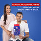 Apex Vitals 1 Whey|Grass-Fed Whey|Made In Europe|FDA,EFSA & FSSAI Certified|27g Protein, 10g EAA+ 5g BCAA|Concentrate 80-60%, Isolate 86-40%,Digestive Enzymes|2lbs (900g)-25+ Ser- Blueberry Yoghurt