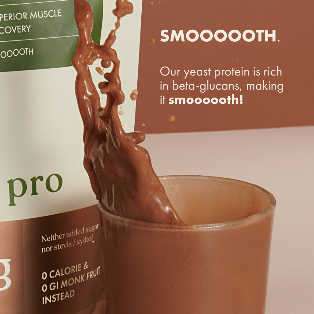 Cosmix No-Nonsense Plant Protein Pro | 26g Protein/Serve | Kerala Vanilla Bean | Yeast Powered Plant-Based Protein | PDCAAS of 1 | Light On Gut, Superior Muscle Recovery - 38g (Pack of 1 Sachet)