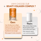 WishNew Wellness BEAUTY COLLAGEN COMPLEX | Radiant Hair, Skin & Nails | 21 Sachets with Collagen, Hyaluronic Acid, Biotin, Vitamins E & C, Rosehip & Curcumin Extracts | Enhanced Absorption Formula
