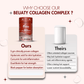 WishNew Wellness BEAUTY COLLAGEN COMPLEX | Enhanced Hair, Skin, Nails Health | 21 Servings of Nutrient-Rich Sachets | Hyaluronic Acid, Biotin, Vitamins C & E | Natural Chocolate Flavor