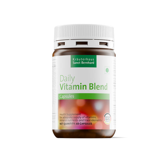 Sanct Bernhard Daily Vitamin Blend | Immune Support with Vitamins C, D & Zinc | Energy Boost with B12 & B6 | Bone & Heart Health | Antioxidant Protection | Supports Skin, Hair & Nails | 60 Caps