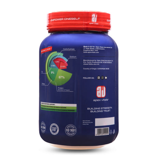 Apex Vitals Whey Protein Isolate Yogurt 2 Lbs