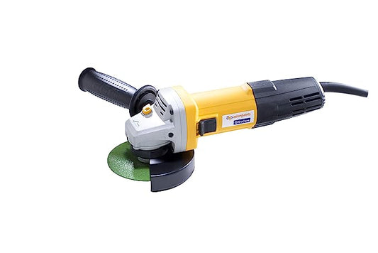 Asian Paints Trucare professional Angle Grinder 670w for Grinding, Cutting, Stripping & Polishing, With Protective Guard | Dust proof construction | (670w | 100mm | Yellow)
