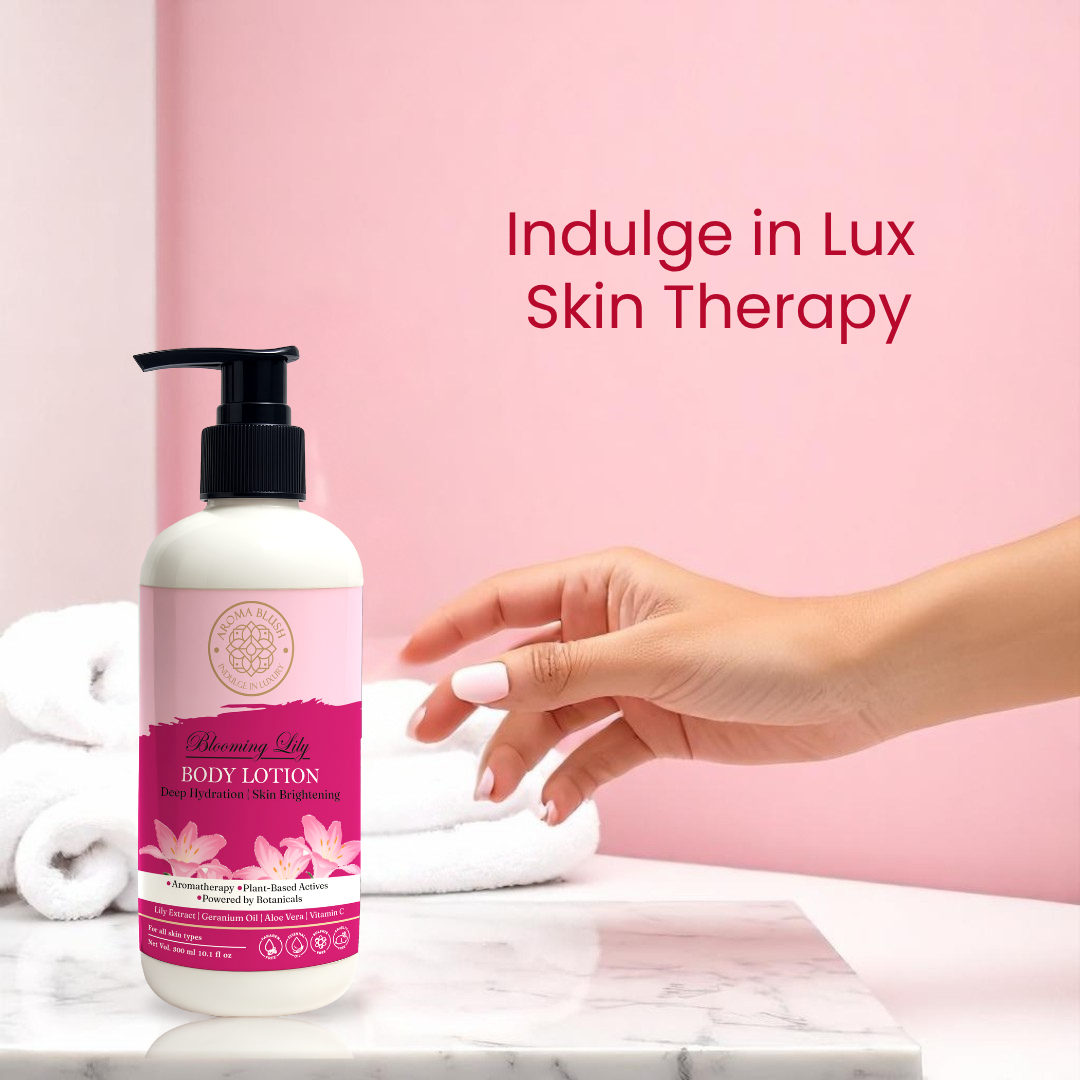 AROMA BLUSH Blooming Lily body lotion 300ML