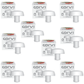CORVI LED Bulb | 9 Watts illumination using 6 Watts power | B22, Compact Non-Protruding | 3000K Warm White Full Glow | Dimmable | 2 Year Warranty | Industry’s Best 3 star Rated Energy Saving Bulb (Pack of 10)