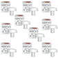 CORVI LED Bulb | 9 Watts illumination using 6 Watts power | B22, Compact Non-Protruding | 4000K Easy White Full Glow | Dimmable | 2 Year Warranty | Industry’s Best 3 star Rated Energy Saving Bulb (Pack of 10)