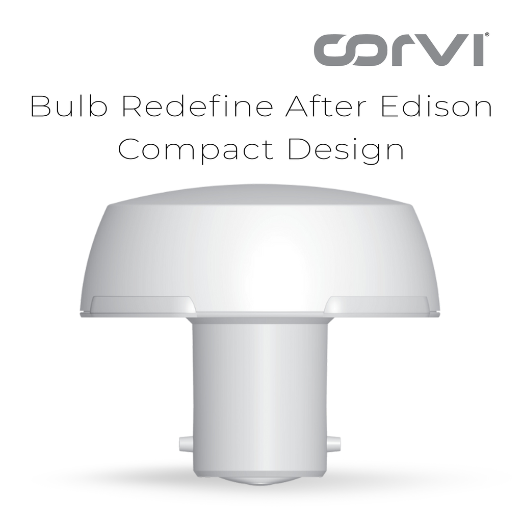 CORVI LED Bulb | 9 Watts illumination using 6 Watts power | B22, Compact Non-Protruding | 3000K Warm White Full Glow | Dimmable | 2 Year Warranty | Industry’s Best 3 star Rated Energy Saving Bulb (Pack of 1)