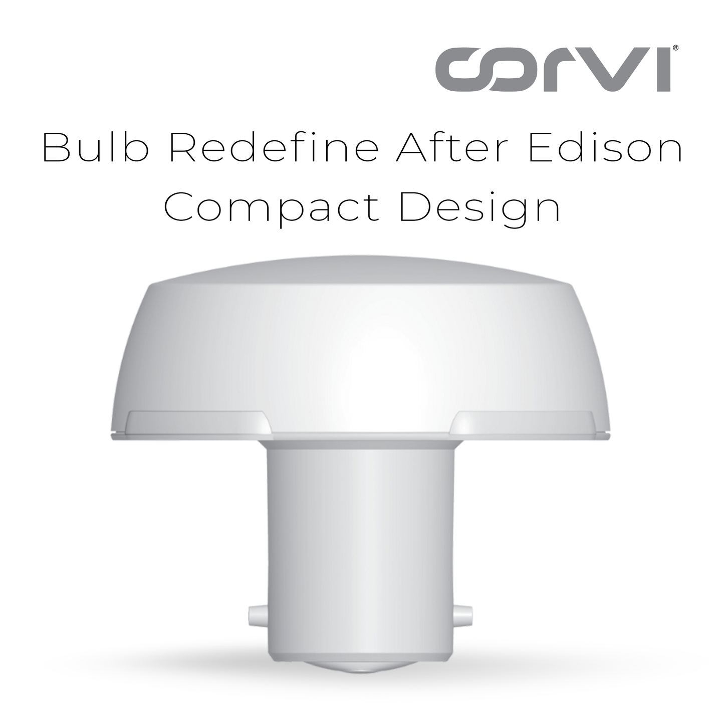 CORVI LED Bulb | 9 Watts illumination using 6 Watts power | B22, Compact Non-Protruding | 4000K Easy White Full Glow | Dimmable | 2 Year Warranty | Industry’s Best 3 star Rated Energy Saving Bulb (Pack of 1)