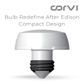 CORVI LED Bulb | 9 Watts illumination using 6 Watts power| Industry’s Best 4 star Rated Energy Saving LED Bulb | E27 Base, Compact, Non-Protruding, Dimmable | 5700K White (Pack of 10)