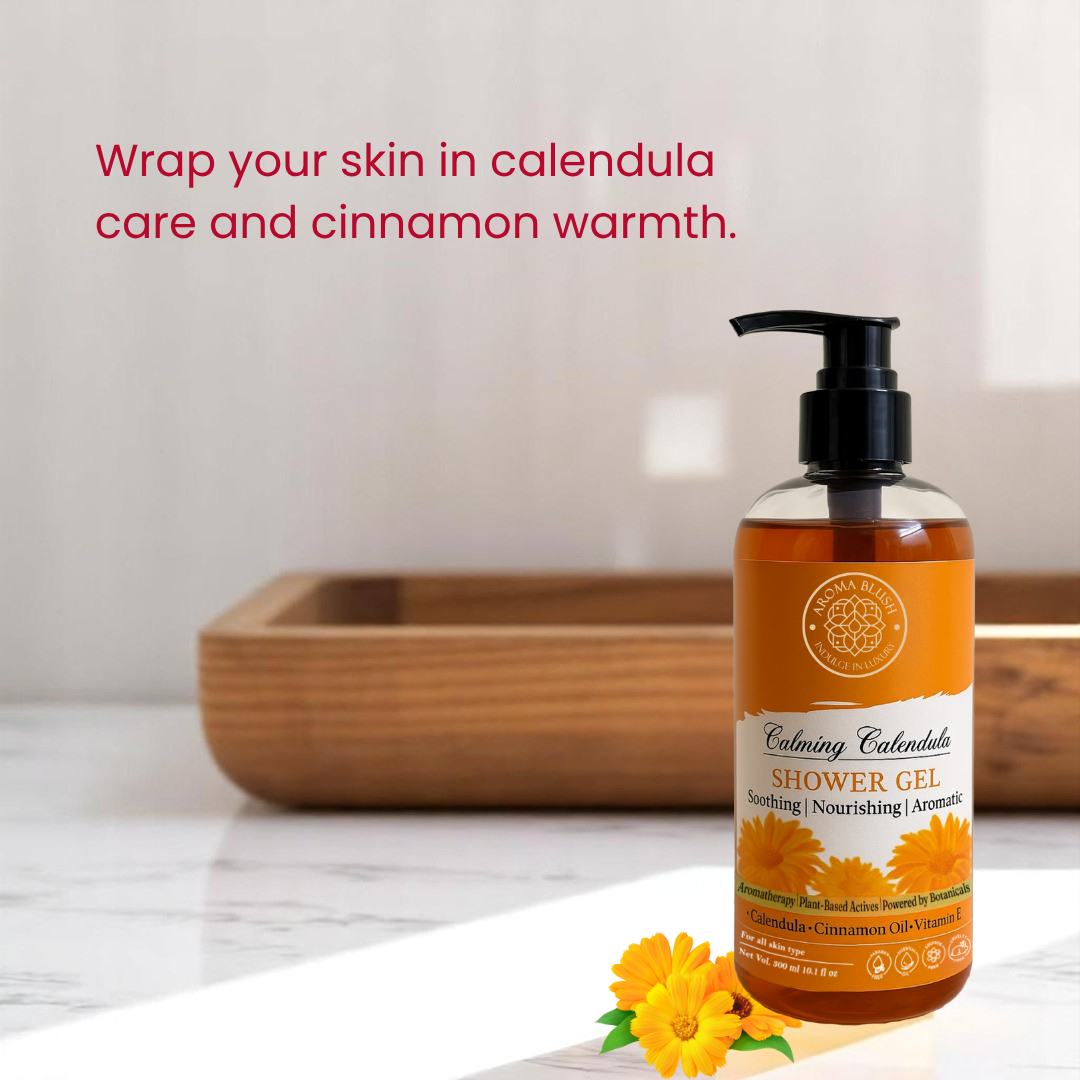 AROMA BLUSH  Calming Calendula shower gel  300 ML