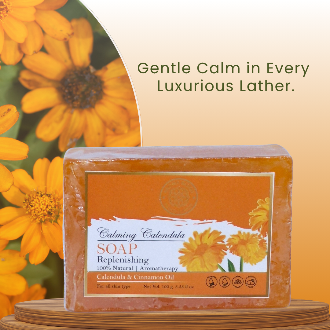 AROMA BLUSH Calming Calendula Soap 100 G