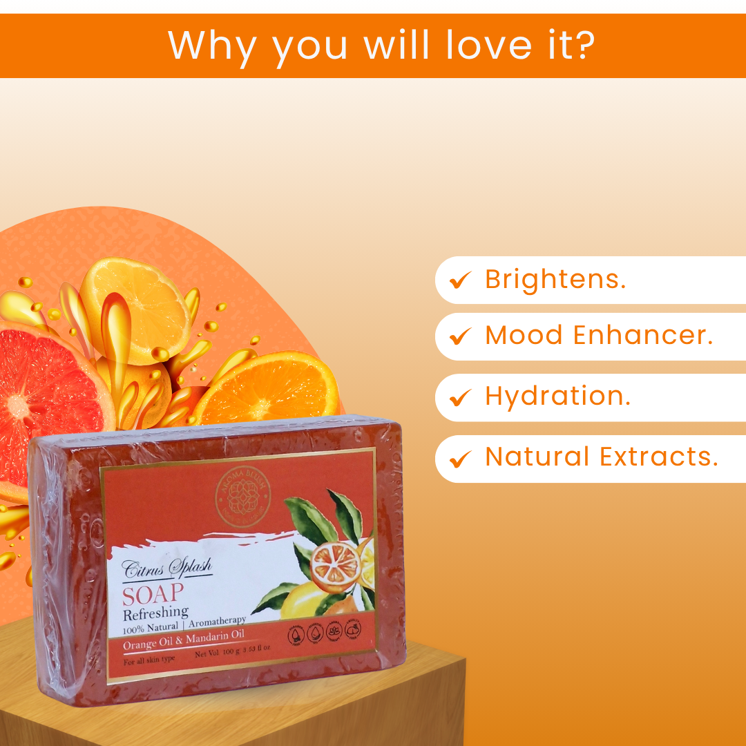 AROMA BLUSH Citrus Spash soap 100 G
