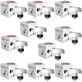 CORVI LED Bulb | 9 Watts illumination using 6 Watts power| Industry’s Best 4 star Rated Energy Saving LED Bulb | E27 Base, Compact, Non-Protruding, Dimmable | 4000K Easy White (Pack of 10)