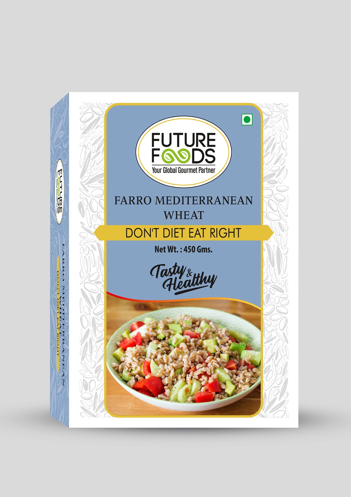 Future Foods Farro, Mediterranean Emmer Wheat, Khapli, 900 gram