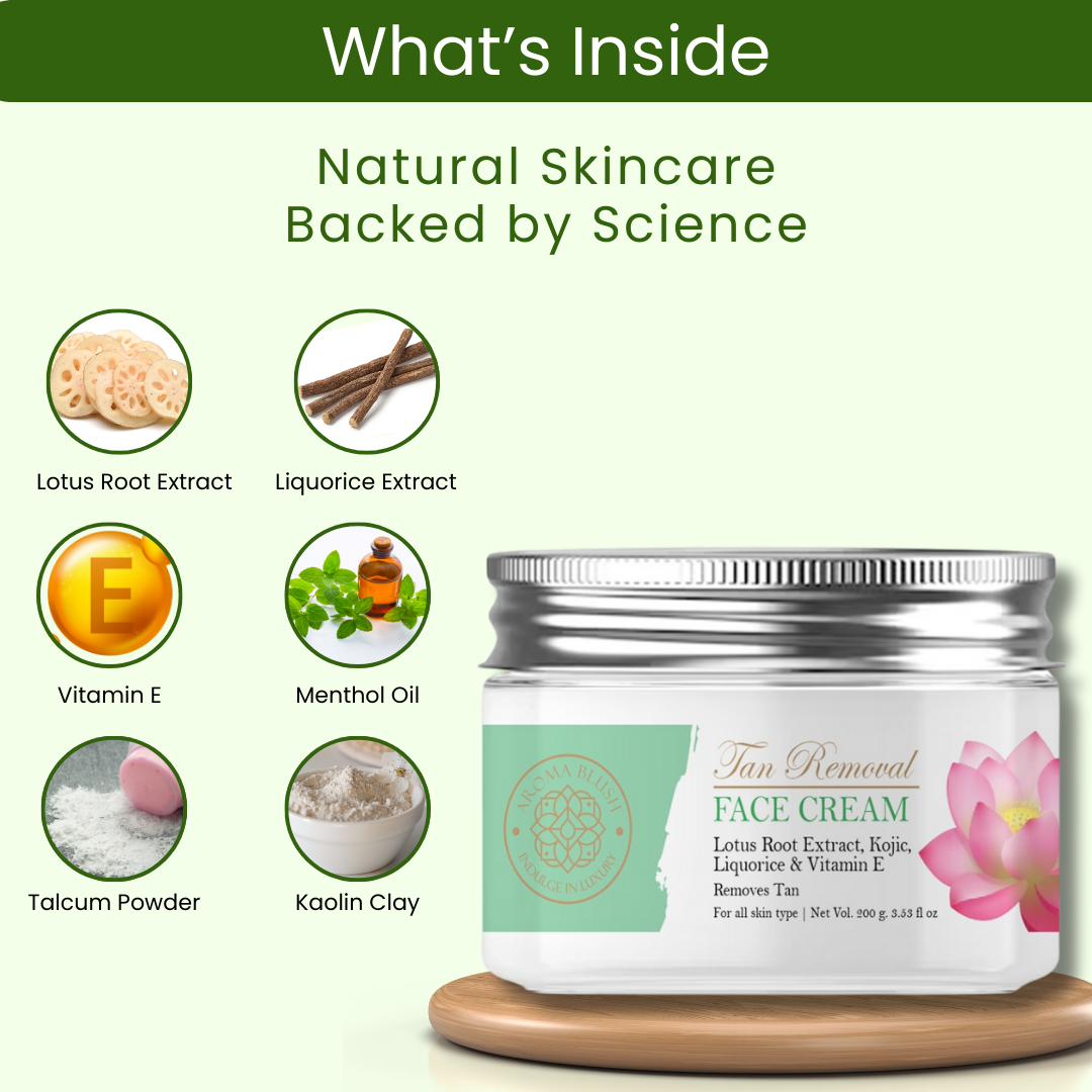 AROMA BLUSH TAN REMOVAL FACECREAM 200GMS